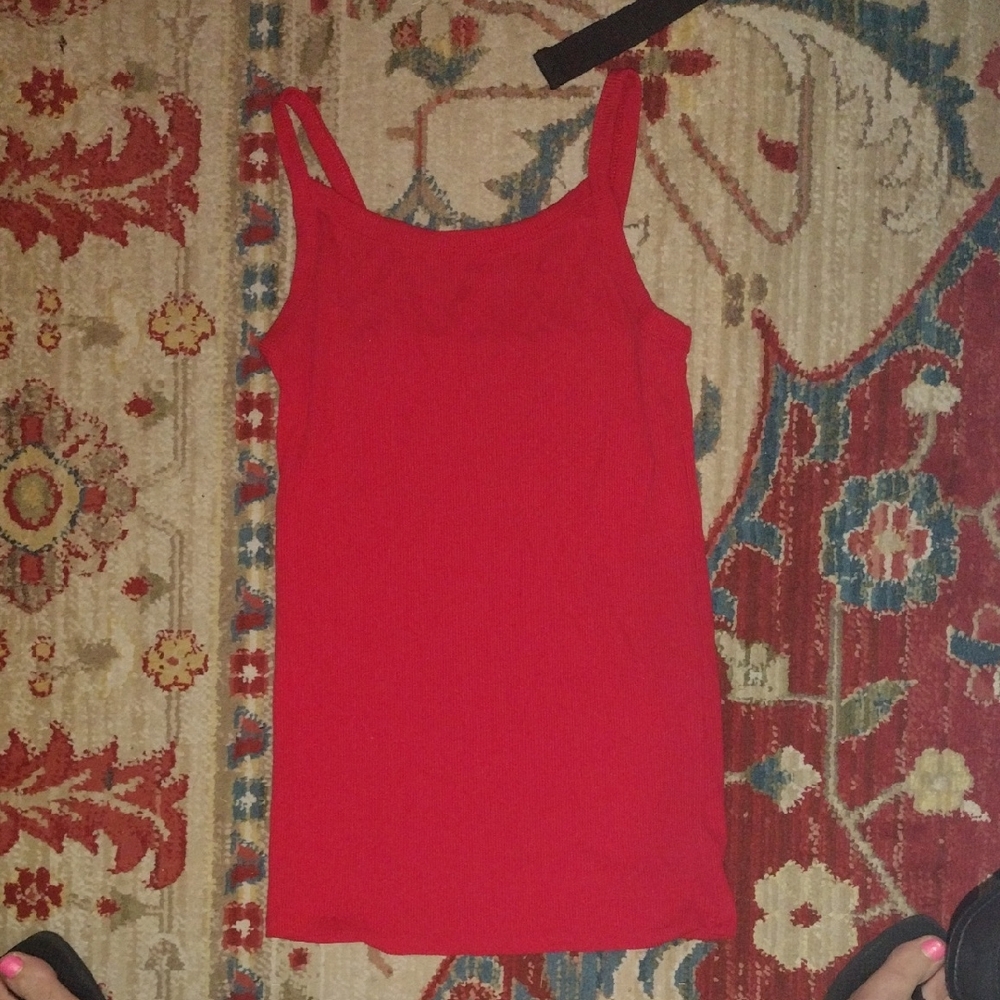 No Boundaries Vibrant Red Tank Top